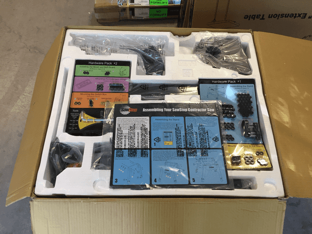 SawStop Packaging